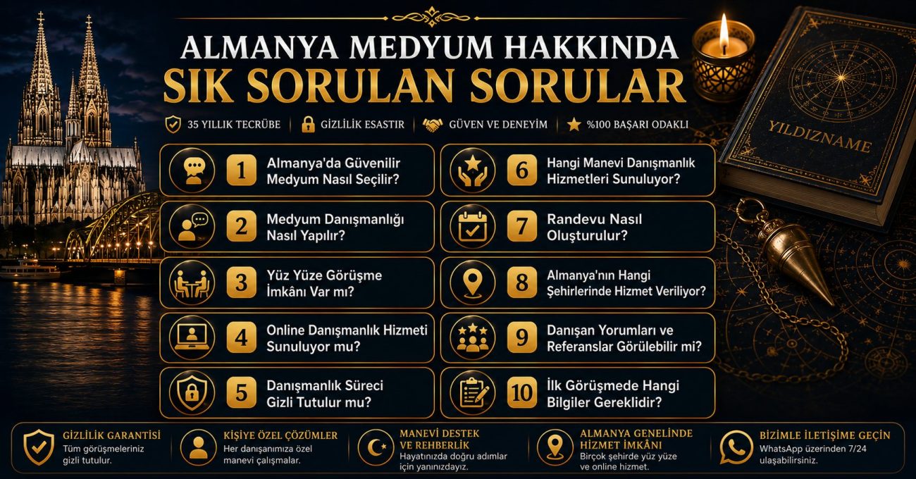 Almanya Medyum Hakkında Sık Sorulan Sorular