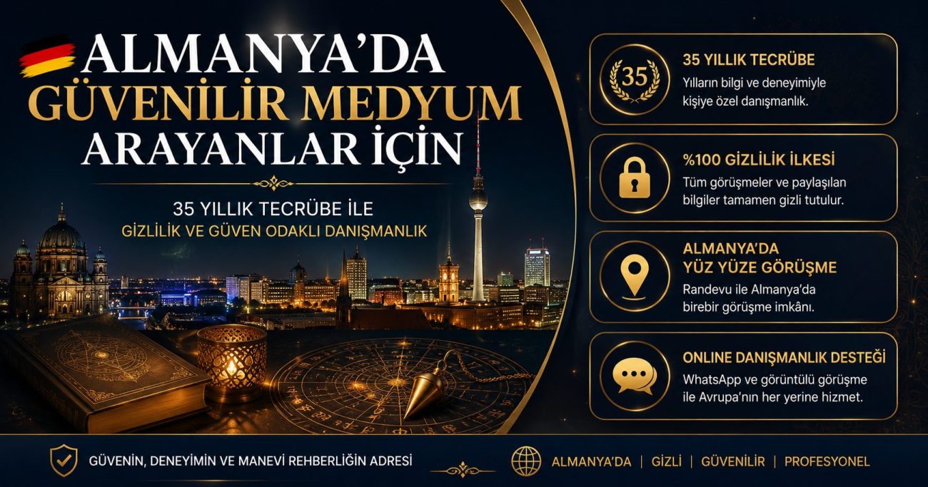 Almanya’da Güvenilir Medyum Arayanlar İçin